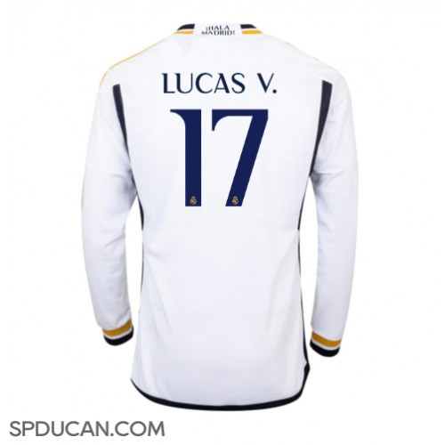 Muški Nogometni Dres Real Madrid Lucas Vazquez #17 Domaci 2023-24 Dugi Rukav